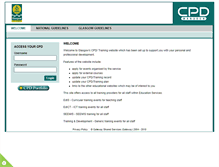 Tablet Screenshot of glasgow.cpdservice.net